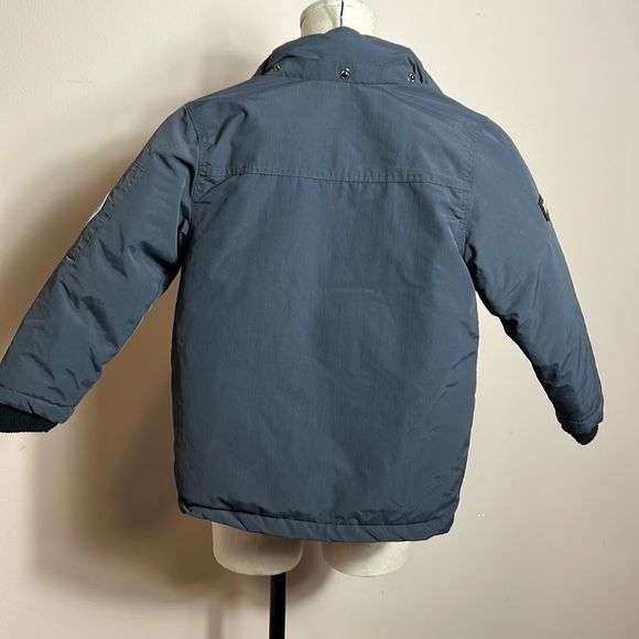 Diesel Boys Navy Puffer Coat super warm size 5/6 - Picture 12 of 14